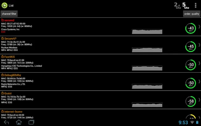 Wifi Analyzer | Indus Appstore | Screenshot