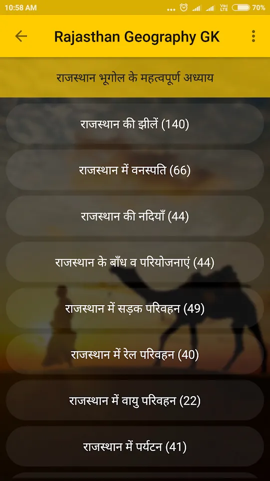 Rajasthan Geography GK | Indus Appstore | Screenshot