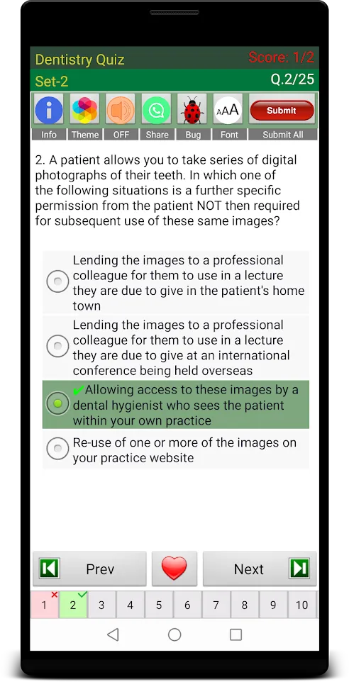 Dentistry Quiz | Indus Appstore | Screenshot