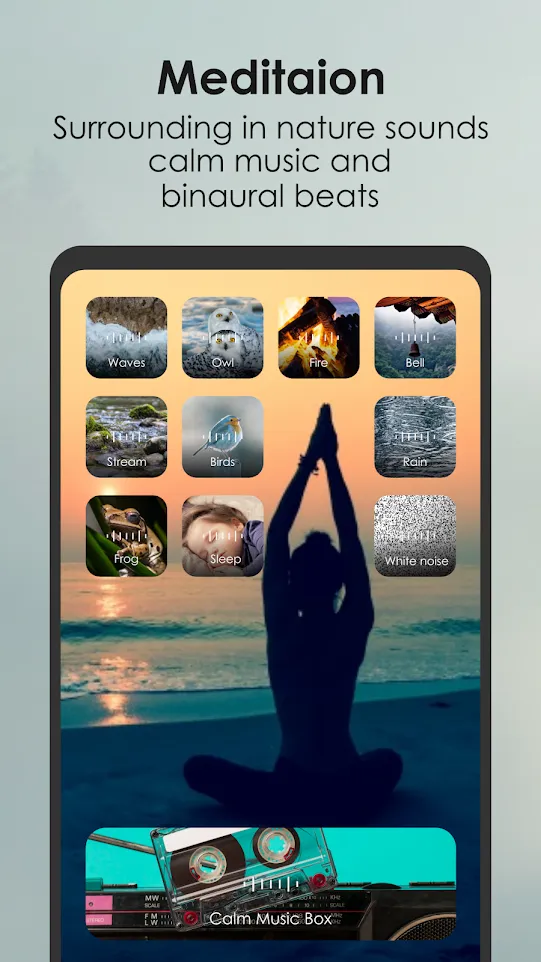 Nature meditation sound | Indus Appstore | Screenshot