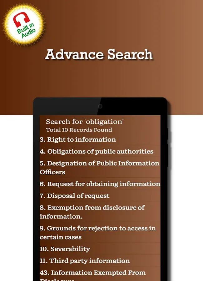 RTI - Right to Information Act | Indus Appstore | Screenshot