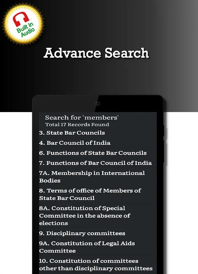 Advocates Act 1961 | Indus Appstore | Screenshot