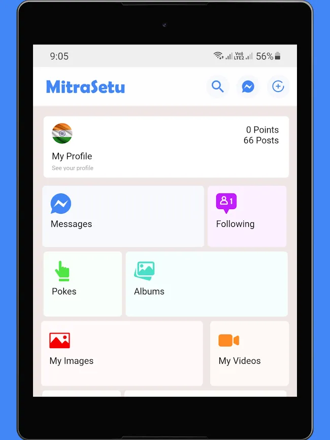 MitraSetu- Indian Social Media | Indus Appstore | Screenshot