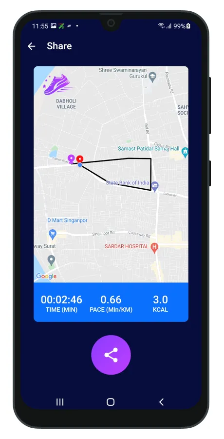 Running Tracker - Step Counter | Indus Appstore | Screenshot