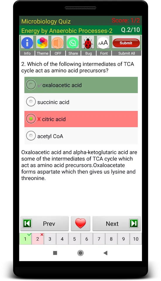 Microbiology Quiz | Indus Appstore | Screenshot