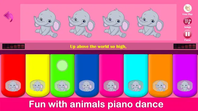 Kids Pink Piano | Indus Appstore | Screenshot