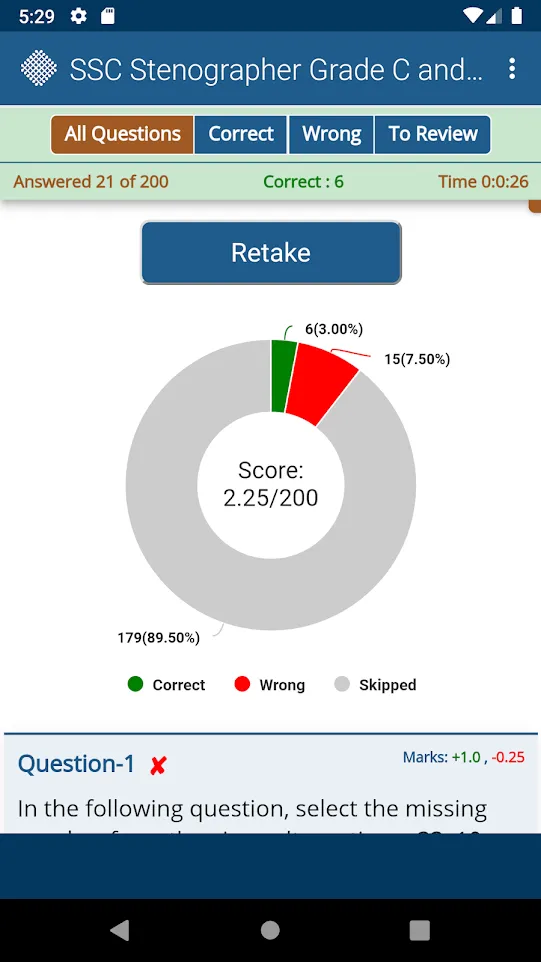 SSC Stenographer Grade C and D | Indus Appstore | Screenshot