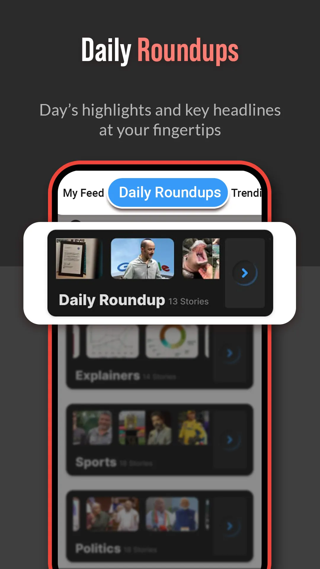 Inshorts - News in 60 words | Indus Appstore | Screenshot