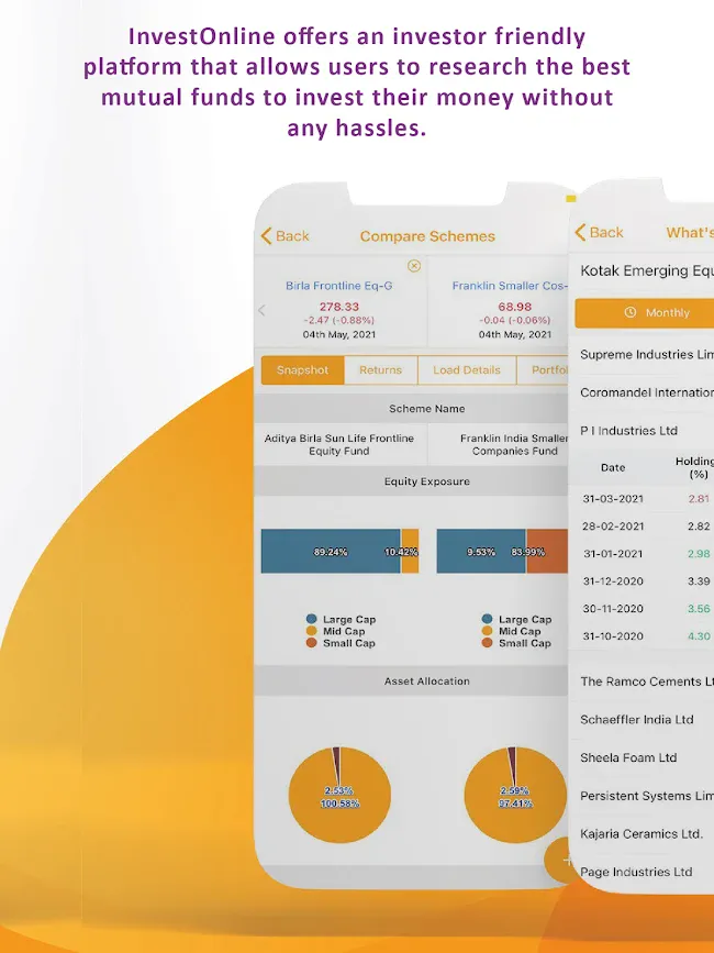 InvestOnline - Mutual Funds, E | Indus Appstore | Screenshot