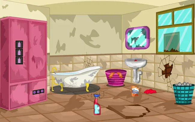 3D Escape Messy Bathroom | Indus Appstore | Screenshot