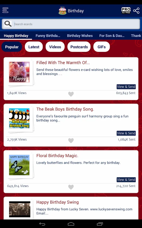 Greeting Cards & Wishes | Indus Appstore | Screenshot