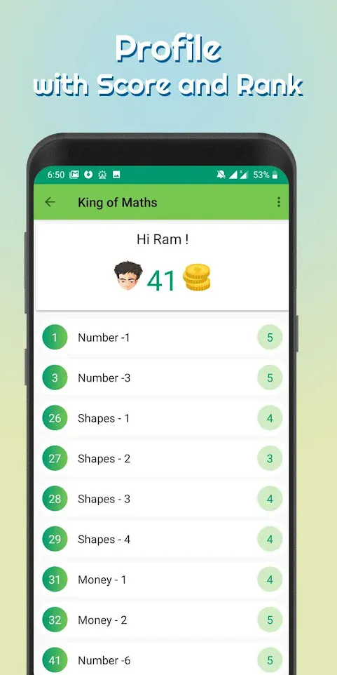 King of Maths | Indus Appstore | Screenshot