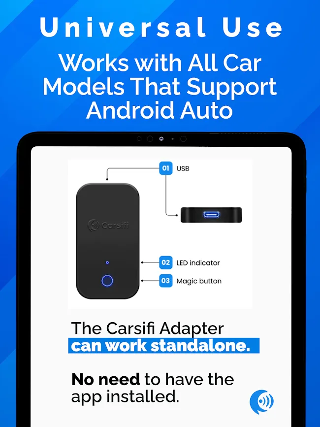 Carsifi Wireless Android Auto | Indus Appstore | Screenshot