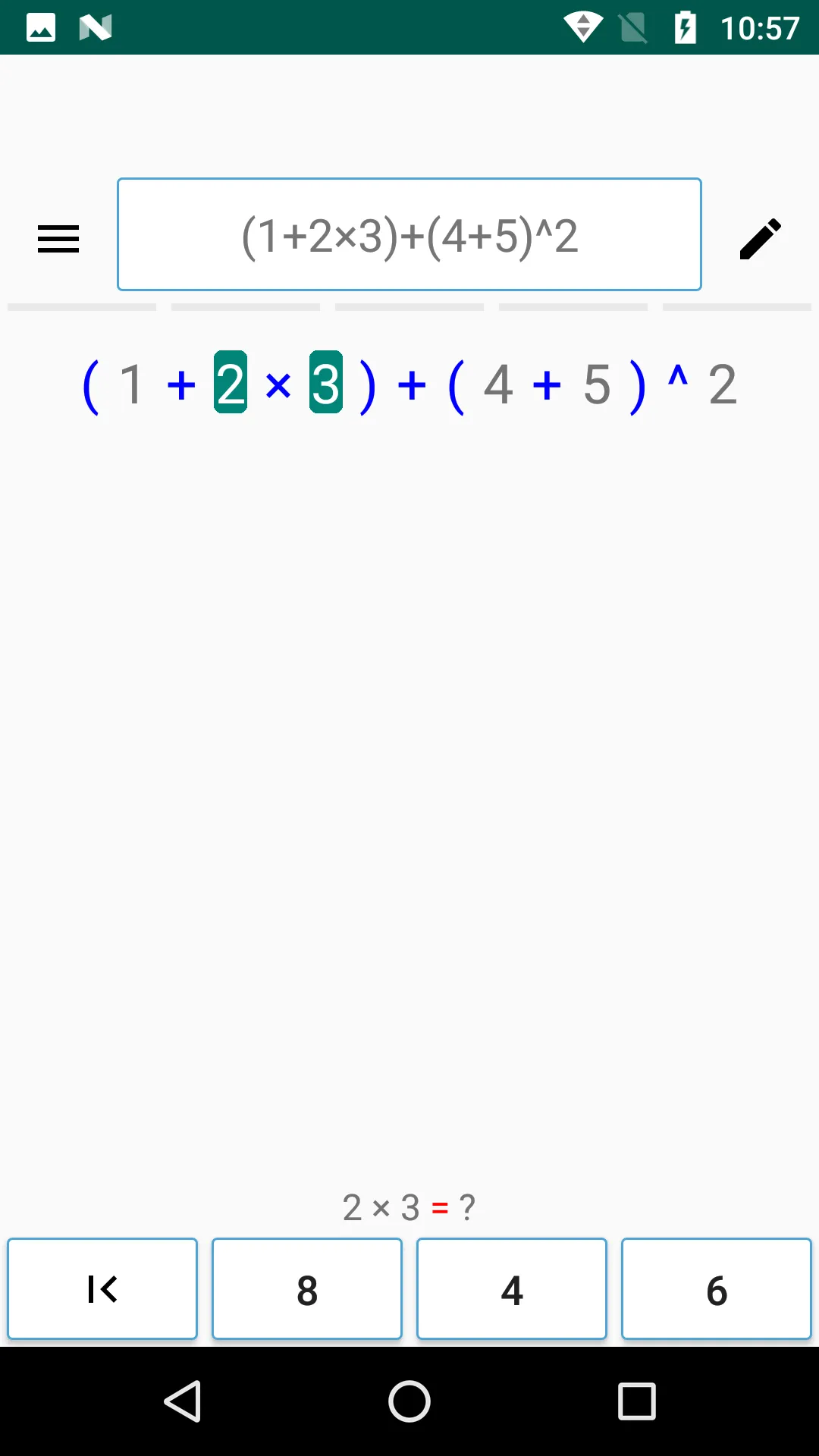 Math (Order of Operations) Ste | Indus Appstore | Screenshot