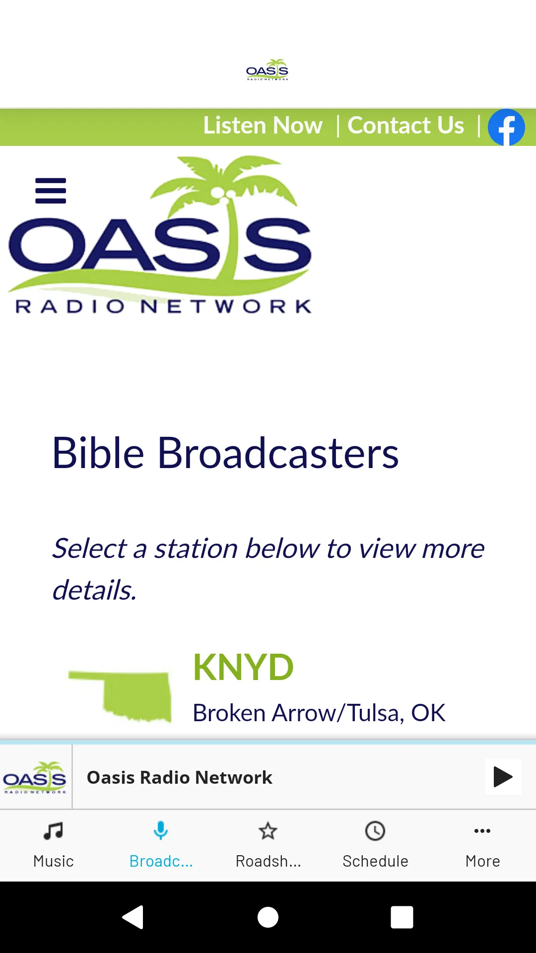 Oasis Radio Network | Indus Appstore | Screenshot