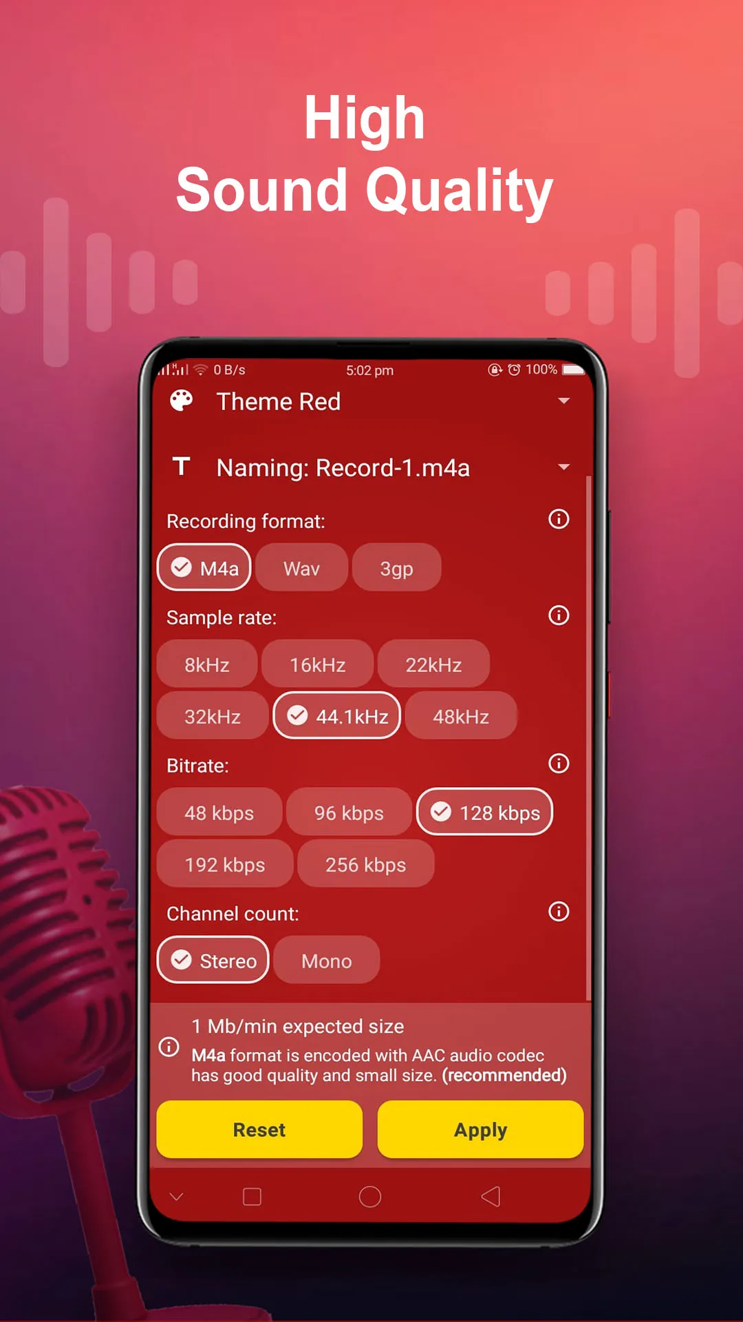 Voice Recorder – HD Sound | Indus Appstore | Screenshot