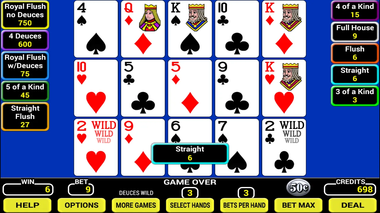 Triple Play Poker | Indus Appstore | Screenshot