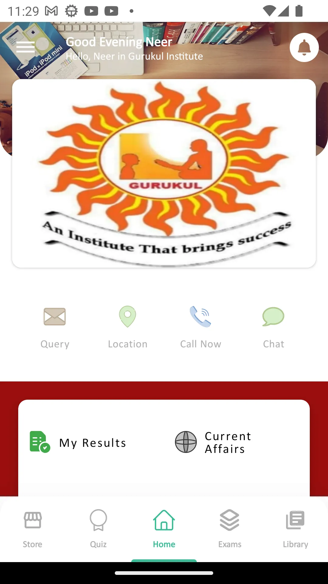 Gurukul Institute | Indus Appstore | Screenshot