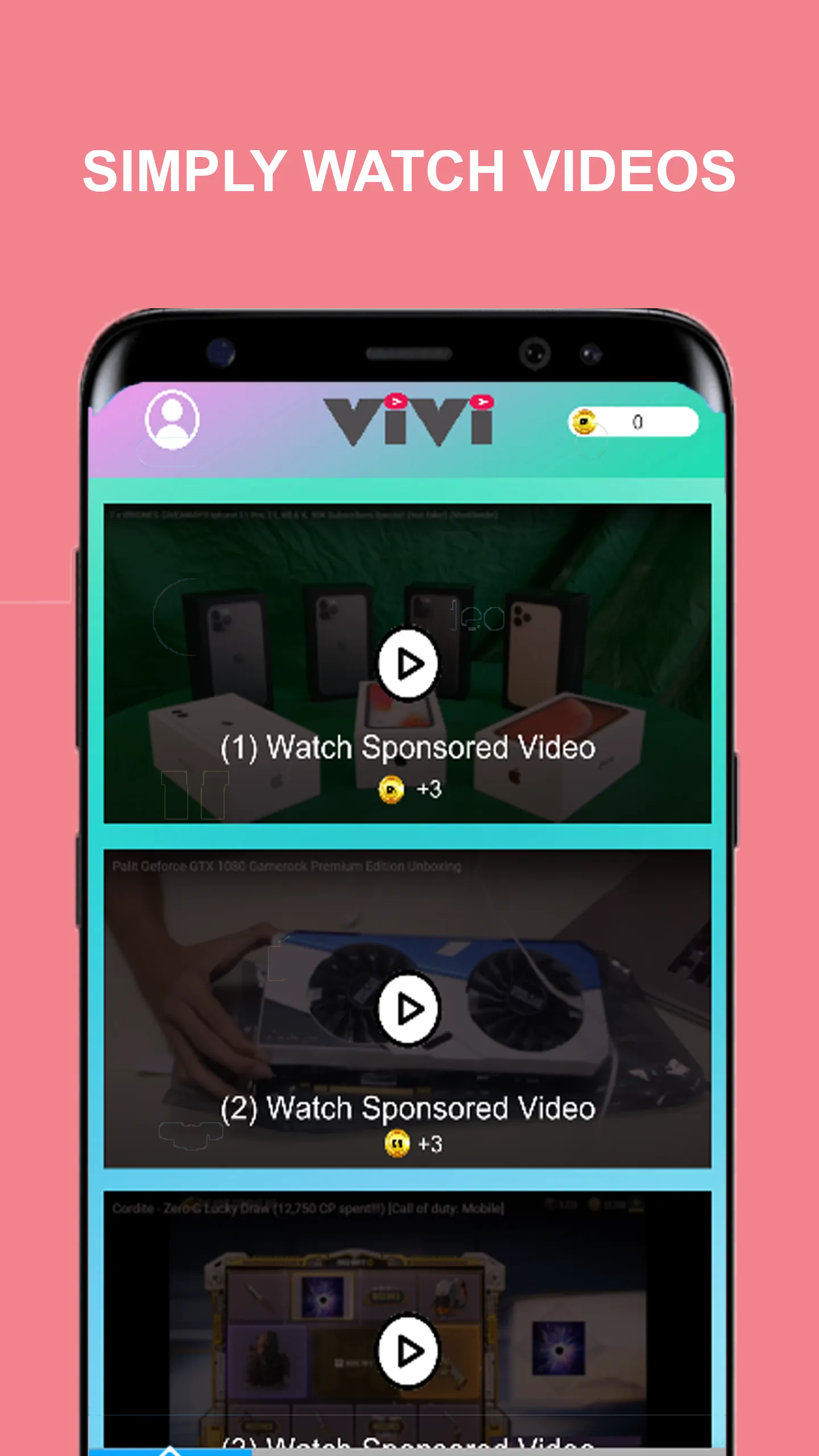 ViVi - Watch Videos Get Reward | Indus Appstore | Screenshot