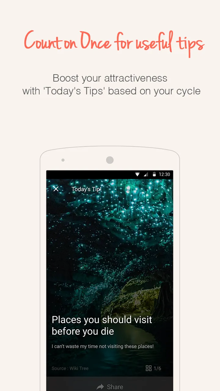 Once -A special period tracker | Indus Appstore | Screenshot