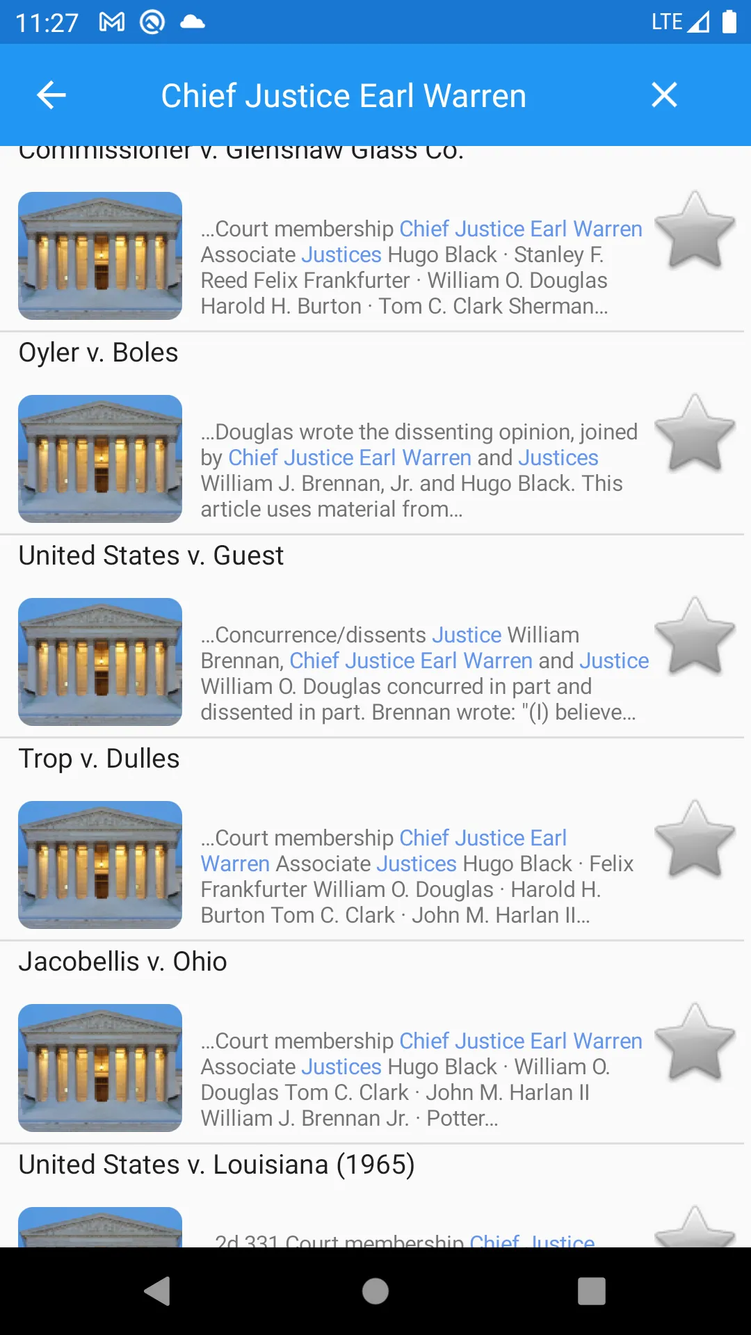 High-profile court cases | Indus Appstore | Screenshot