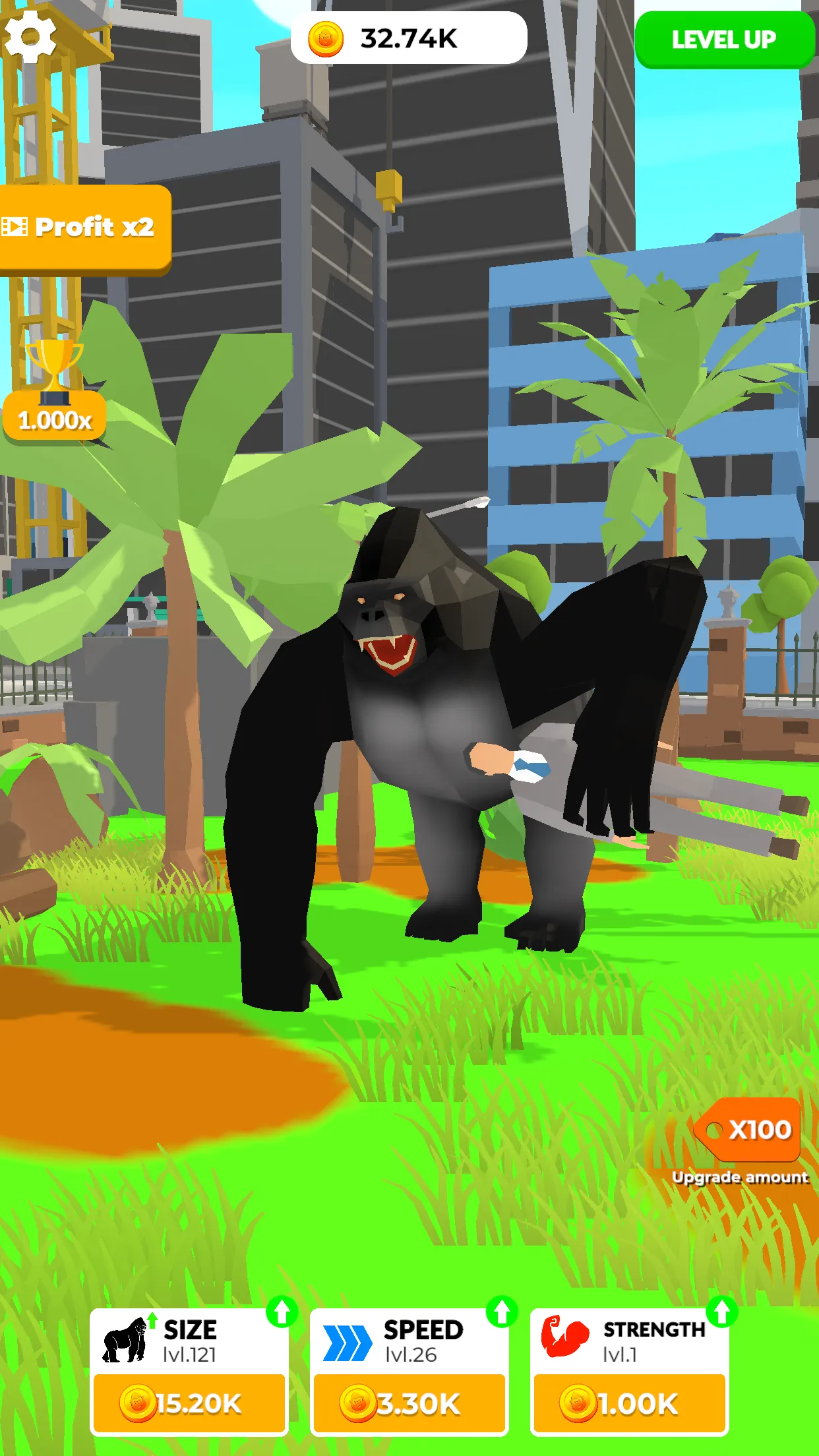 Idle Gorilla: Evolution Empire | Indus Appstore | Screenshot