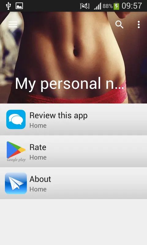 My personal nutritionist | Indus Appstore | Screenshot