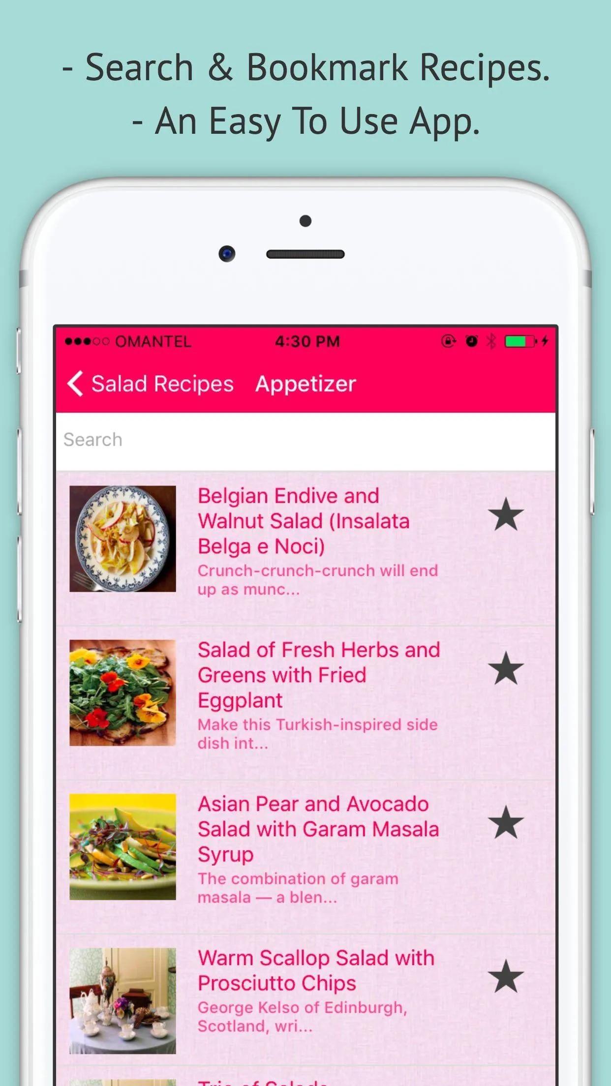 Salad Recipes - Offline Recipe | Indus Appstore | Screenshot