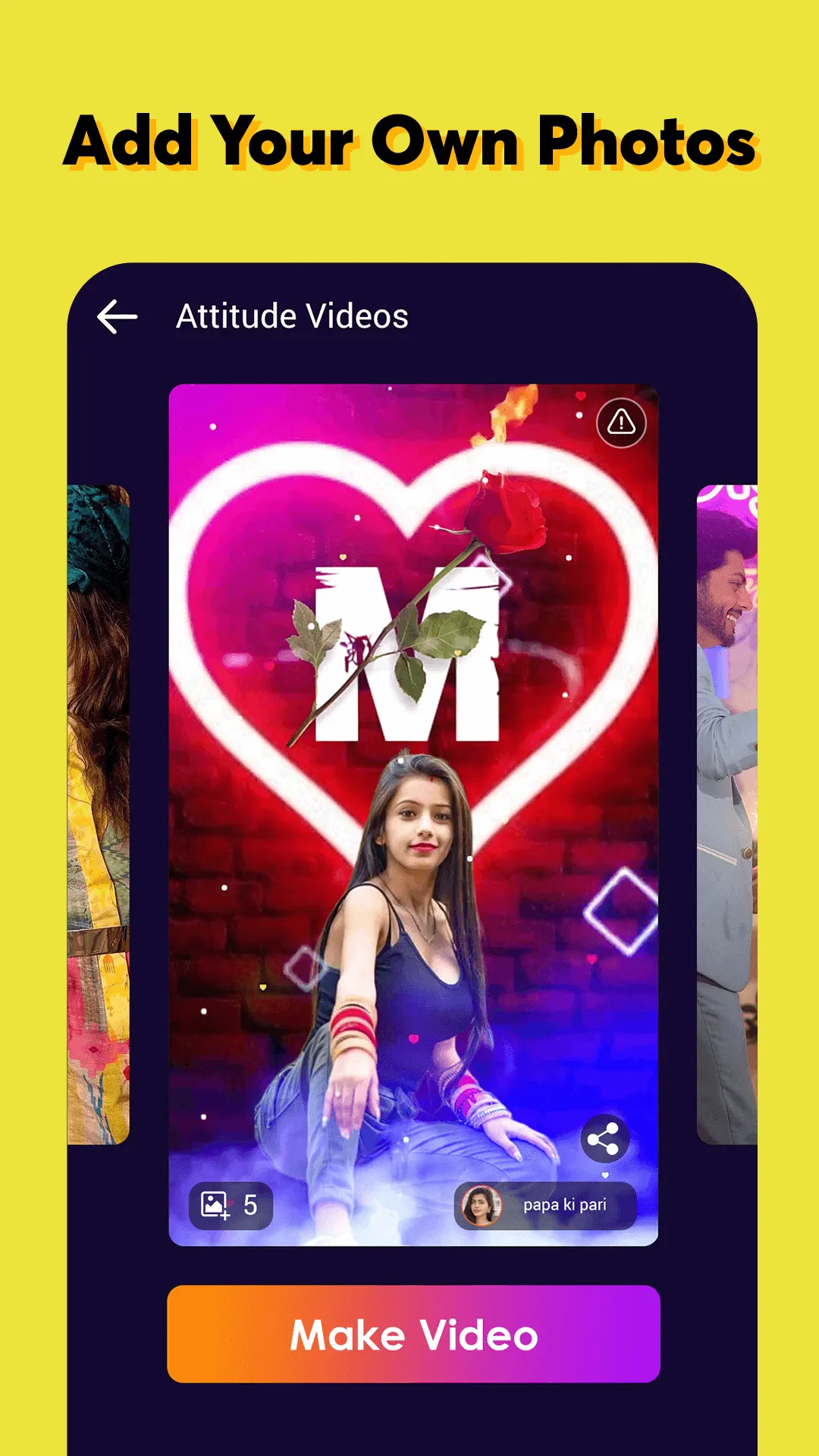 Voiz - Music Video Maker | Indus Appstore | Screenshot