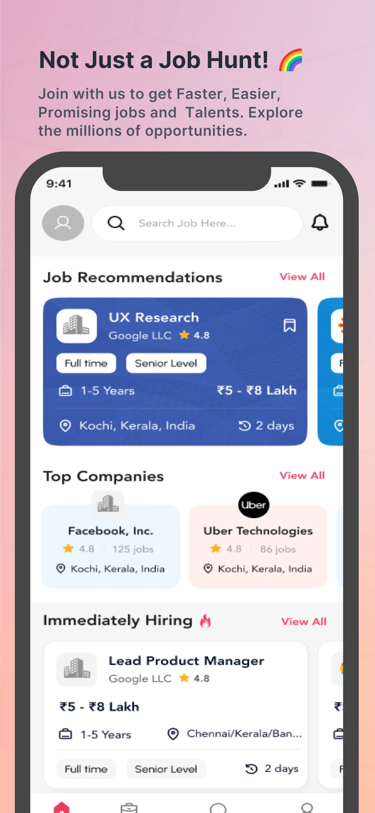 HireWalks Job Search & Hiring | Indus Appstore | Screenshot