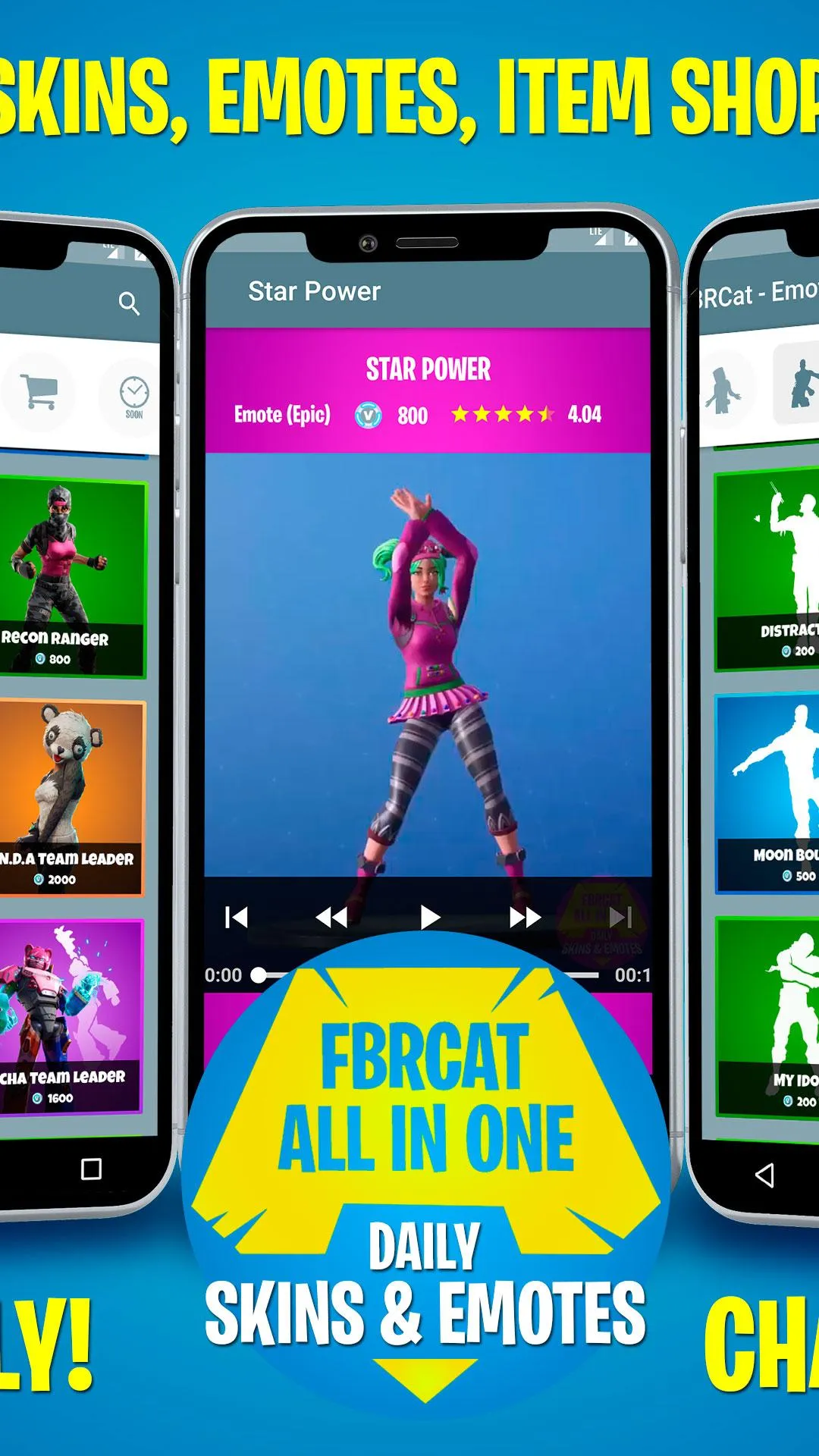 Skins, Emotes & Shop – FBRCat | Indus Appstore | Screenshot