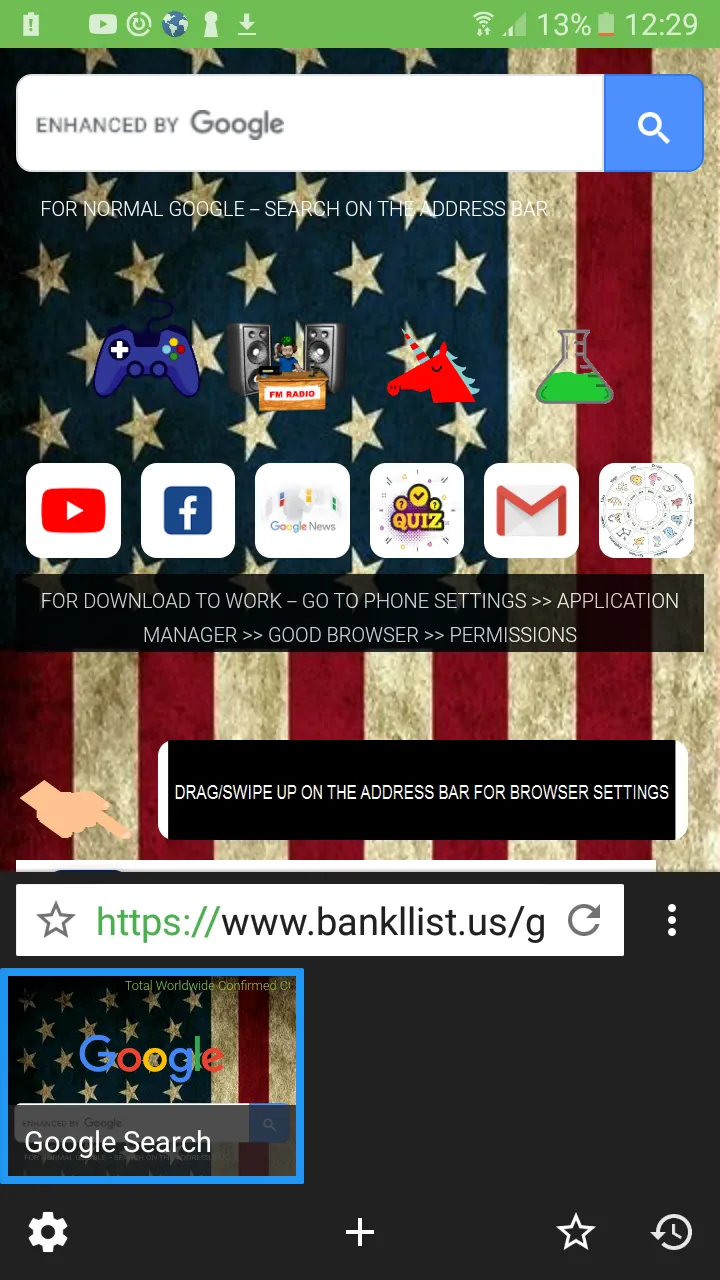 American Browser | Indus Appstore | Screenshot