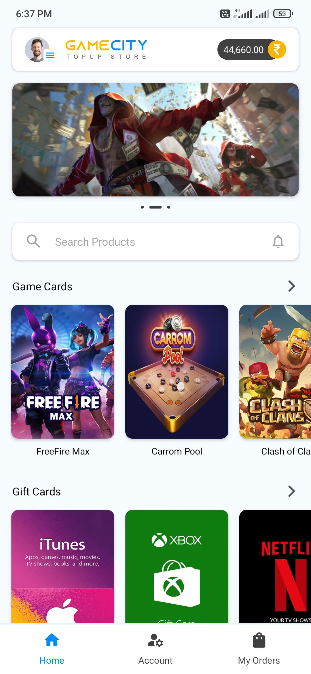 GAMECITY: TOPUP STORE | Indus Appstore | Screenshot