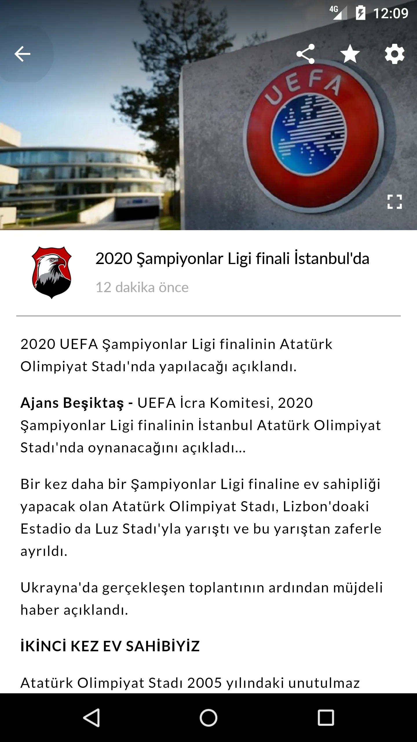 Ajans Beşiktaş | Indus Appstore | Screenshot