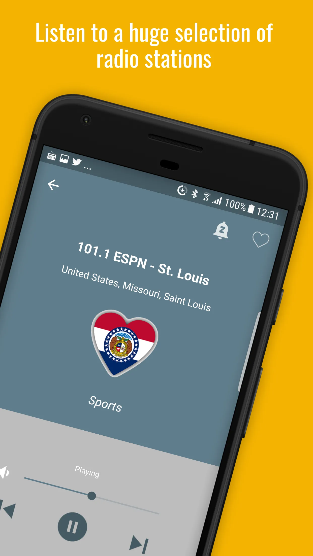 Missouri Radio Stations | Indus Appstore | Screenshot