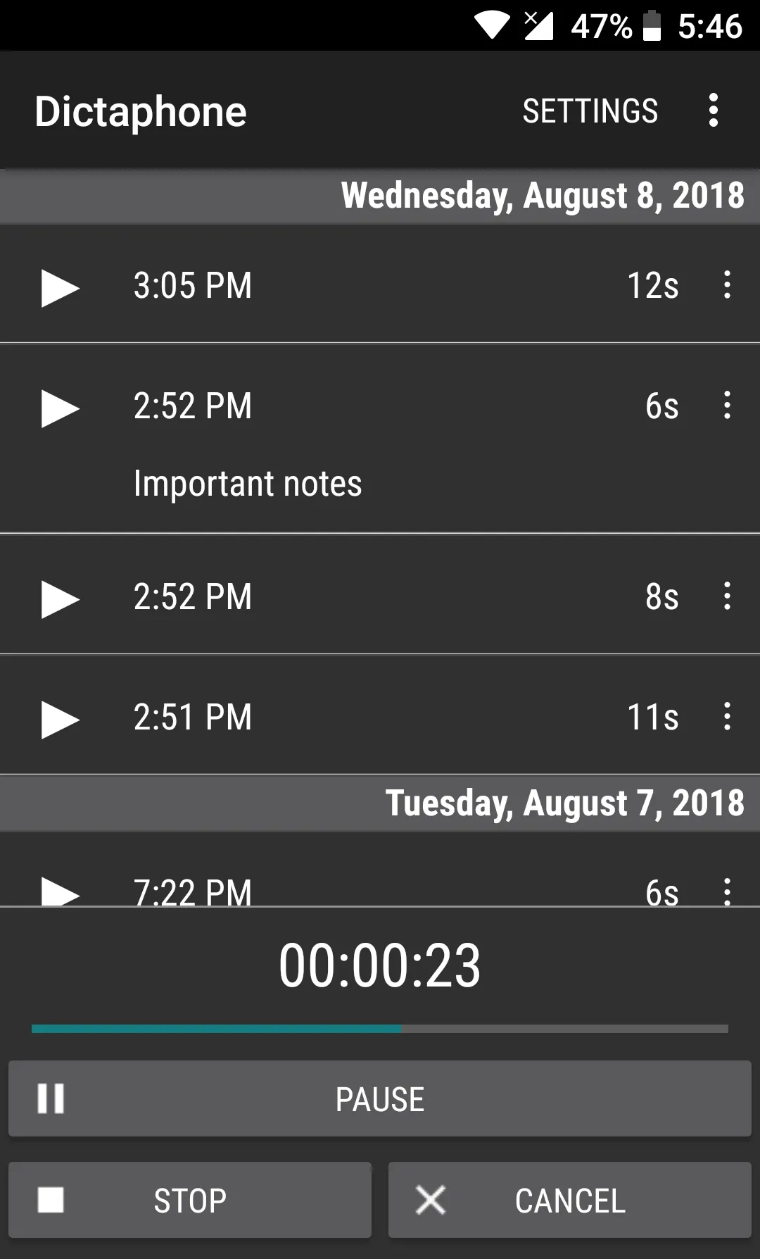 Dictaphone - Audio Recorder | Indus Appstore | Screenshot