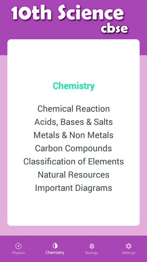 CBSE MCQ - Class 10th Science | Indus Appstore | Screenshot