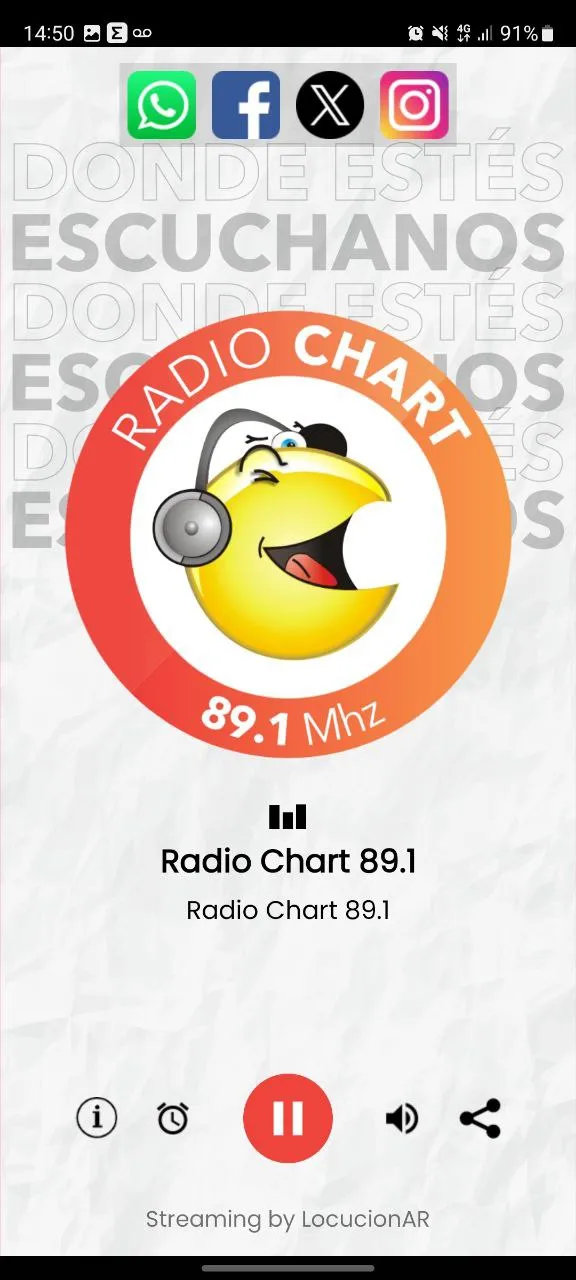 Radio Chart 89.1 MHZ | Indus Appstore | Screenshot