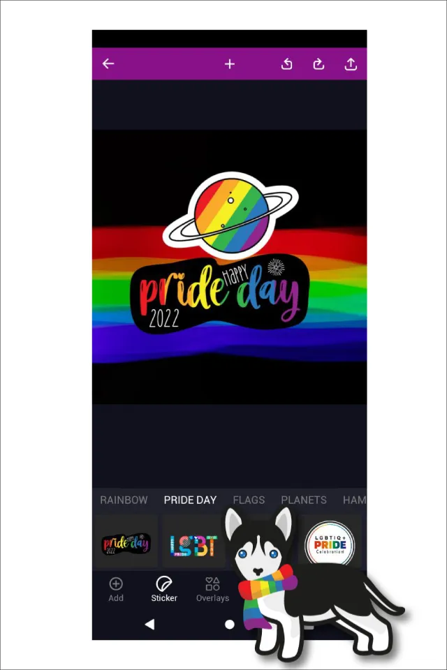 LGBT Stickers for photo | Indus Appstore | Screenshot