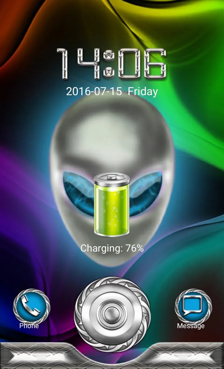 Alien L Go Locker theme | Indus Appstore | Screenshot