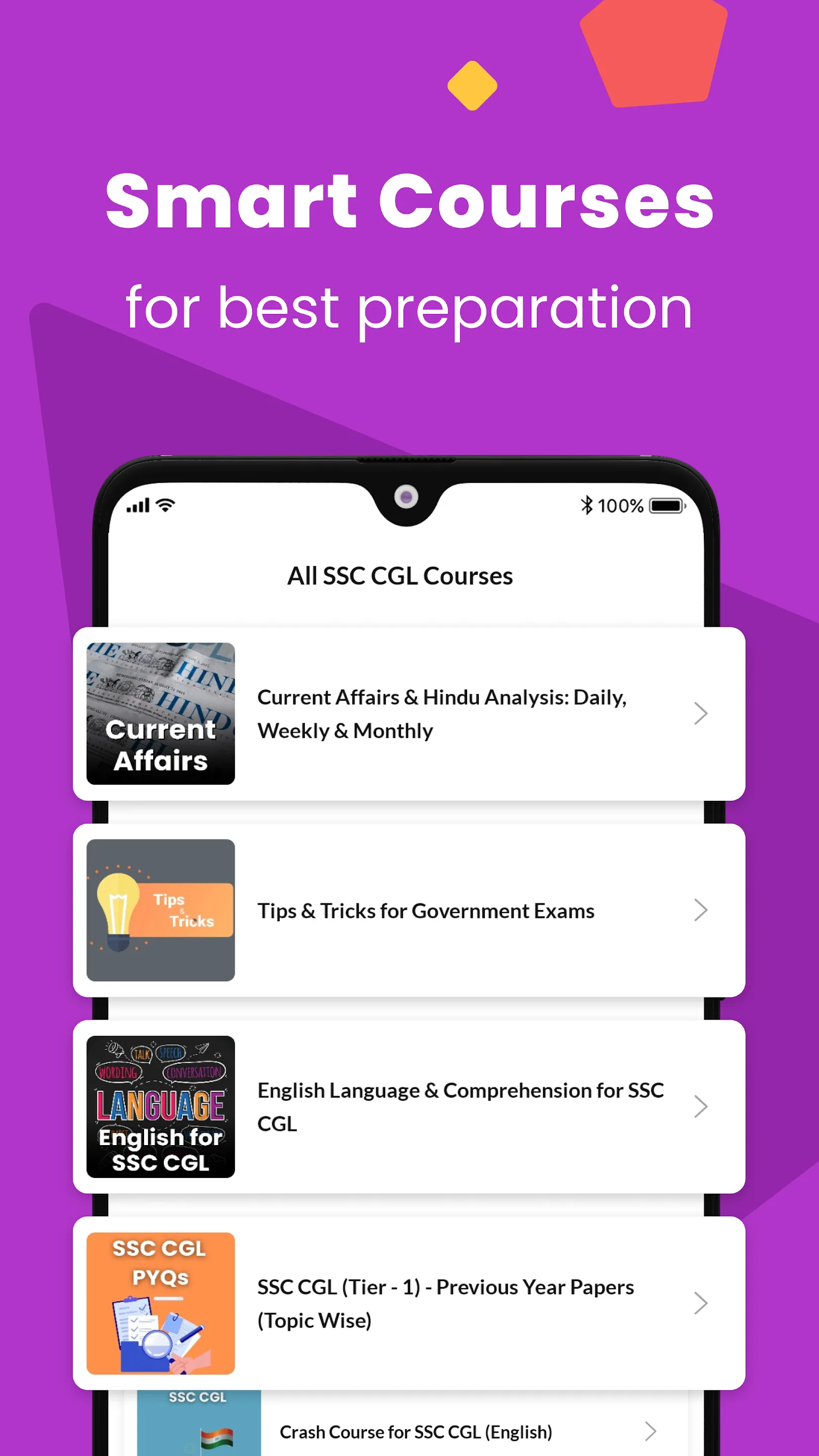 SSC CGL Exam Prep & Mock Tests | Indus Appstore | Screenshot
