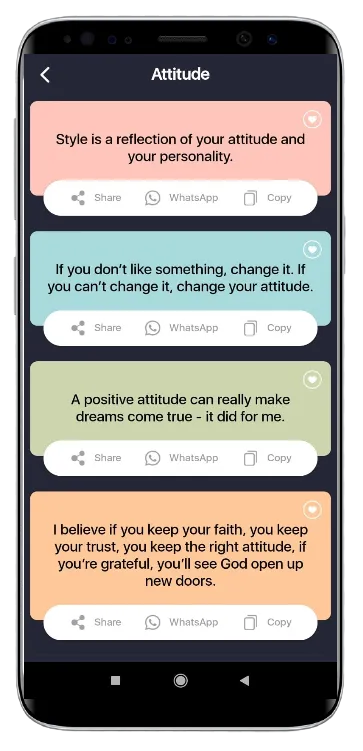 Attitude Quotes & DP Status | Indus Appstore | Screenshot