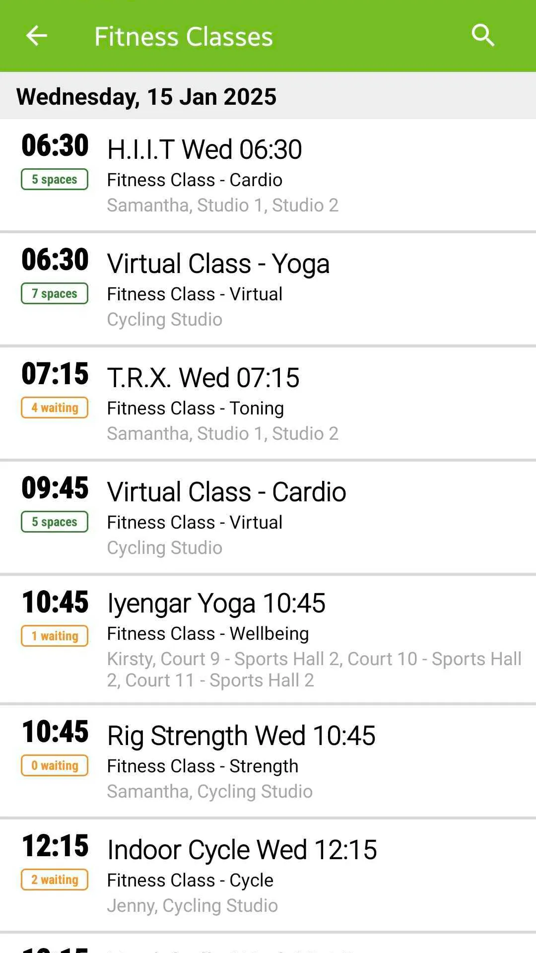 University of Stirling Sport | Indus Appstore | Screenshot