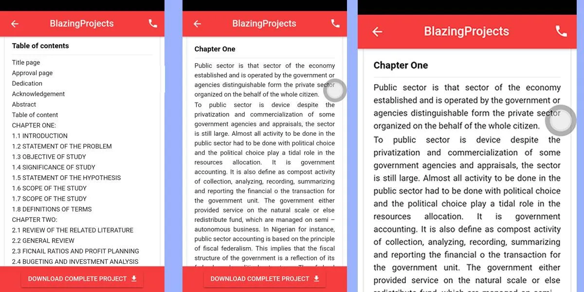 BlazingProjects | Indus Appstore | Screenshot