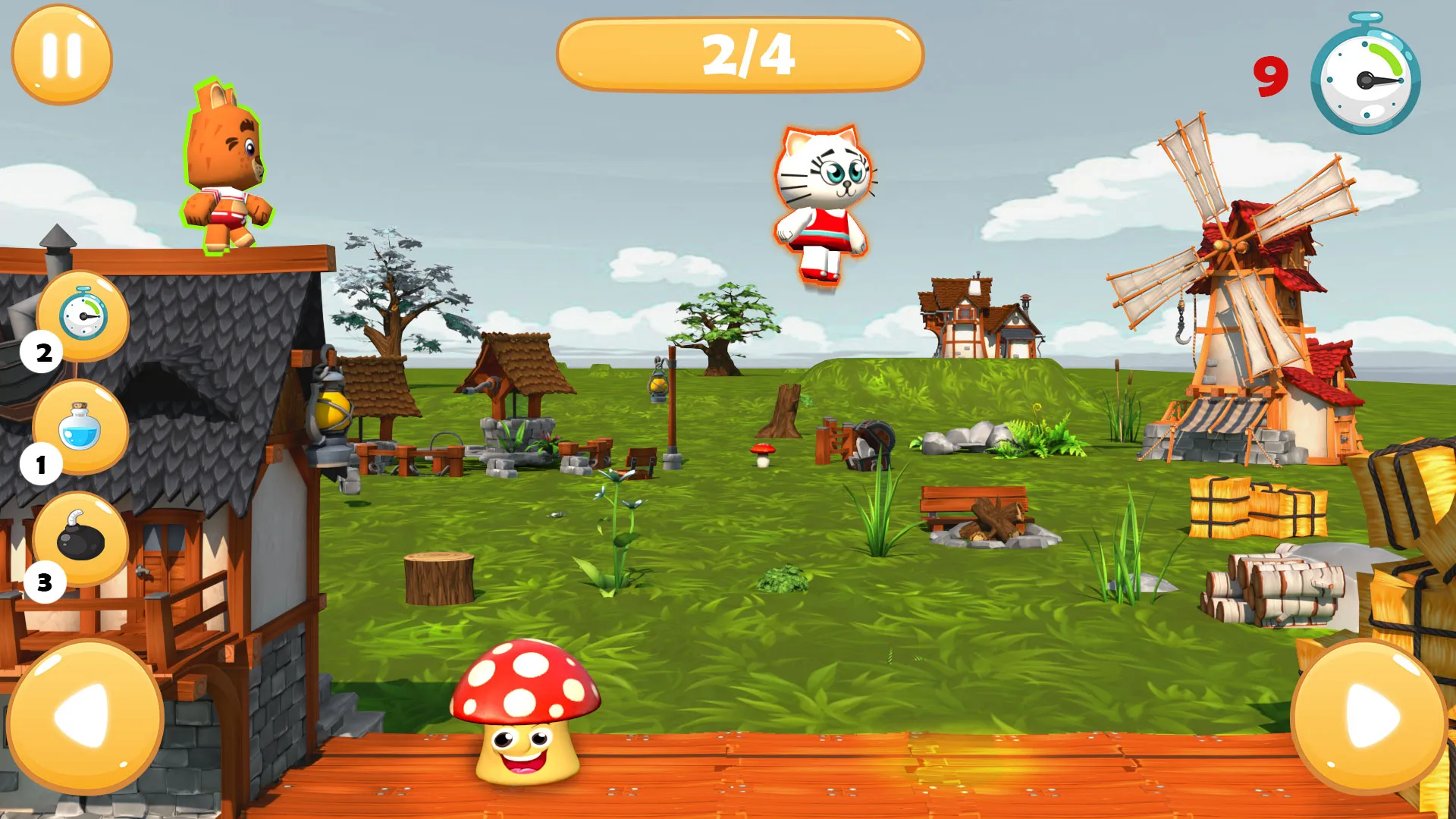 Mushroom Bounce: Animal 3D | Indus Appstore | Screenshot