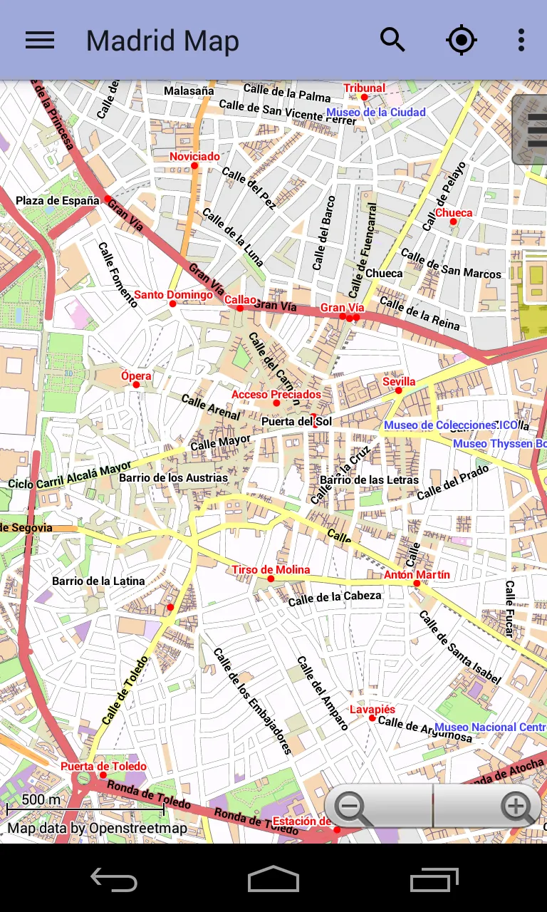 Madrid Offline City Map Lite | Indus Appstore | Screenshot