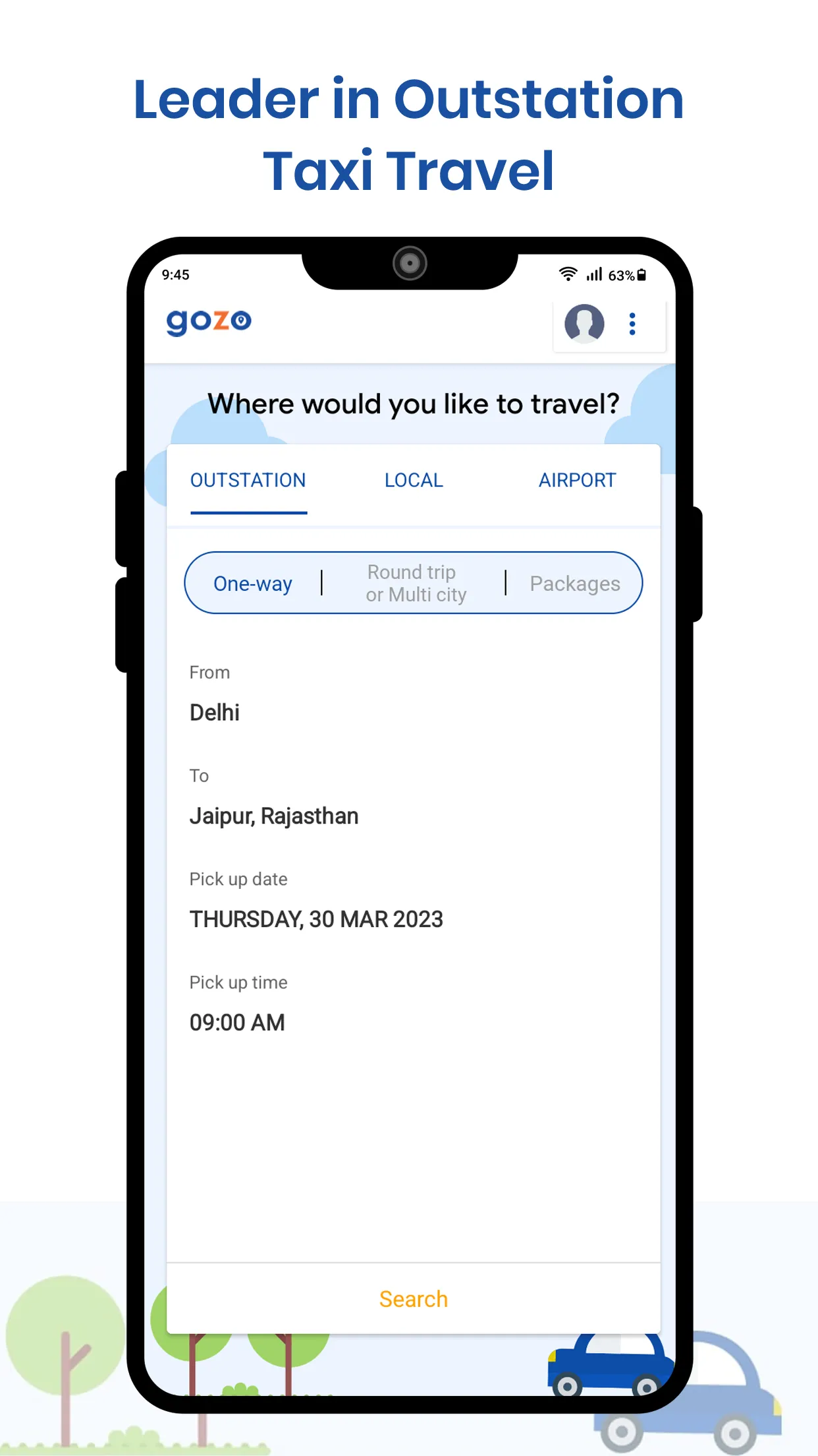 Gozo Cabs - Travel all India | Indus Appstore | Screenshot
