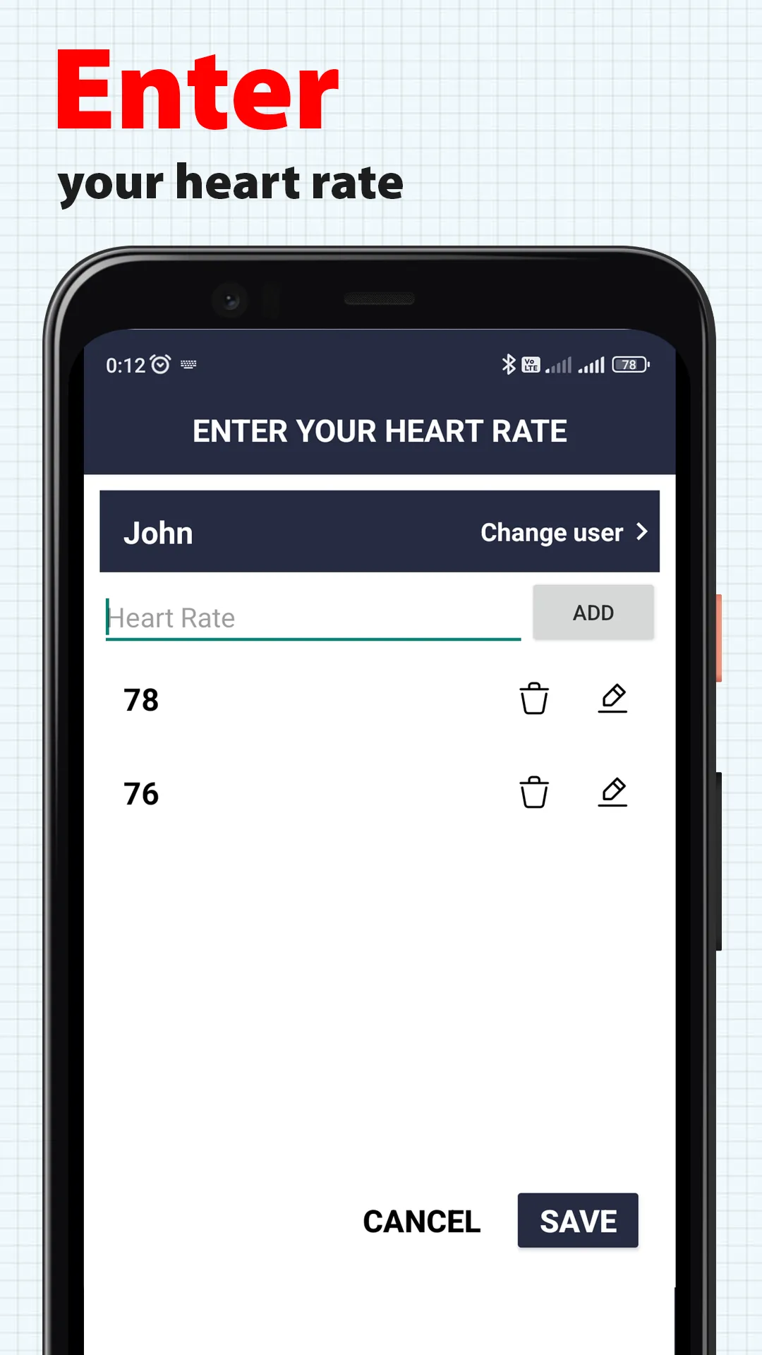 Heart Rate Monitor | Indus Appstore | Screenshot