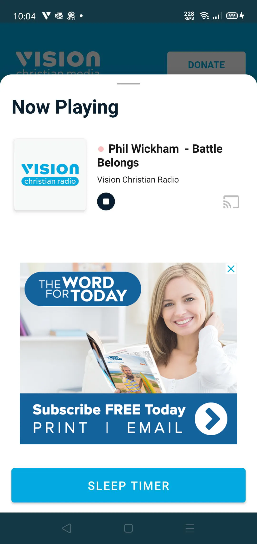 Vision Christian Media | Indus Appstore | Screenshot