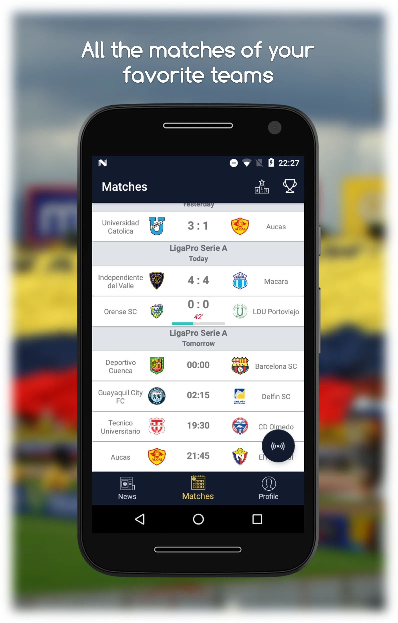 futbol Ecuador | Indus Appstore | Screenshot